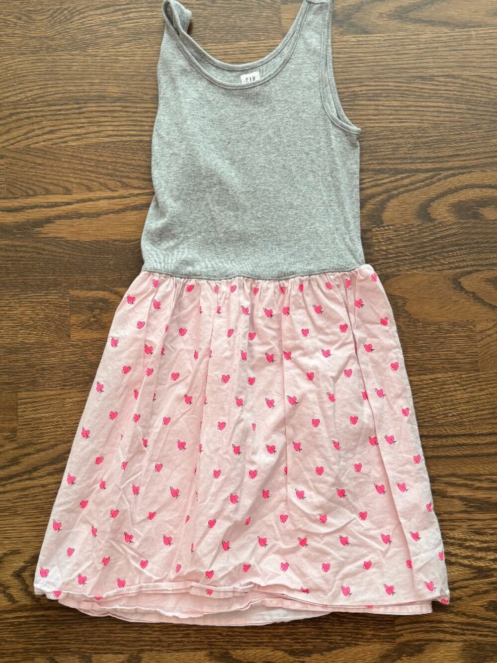GAP kids girls Heart tank Dress MEDIUM 8